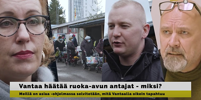 Miten tämä voi olla mahdollista? Videoreportaasi Vantaalta, jossa kaupunki  on häätämässä leipäjonon ruoka-avun toimittajat - Suomen Uutiset