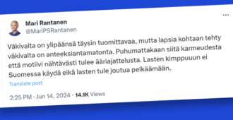 Sisäministeri Mari Rantanen Oulun puukotuksesta: ”Anteeksiantamatonta”