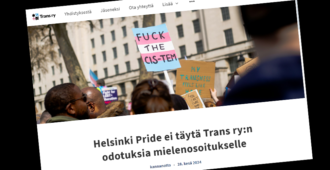 Kuka pysyy näissä enää perässä? Trans-yhdistys hyljeksii Prideä, koska Zalandon nettikauppa on jaotellut vaatteensa miehille ja naisille